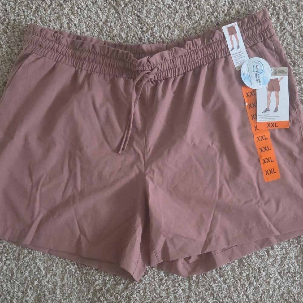 Mondetta Pink Athletic Shorts Lightweight Elastic Waist